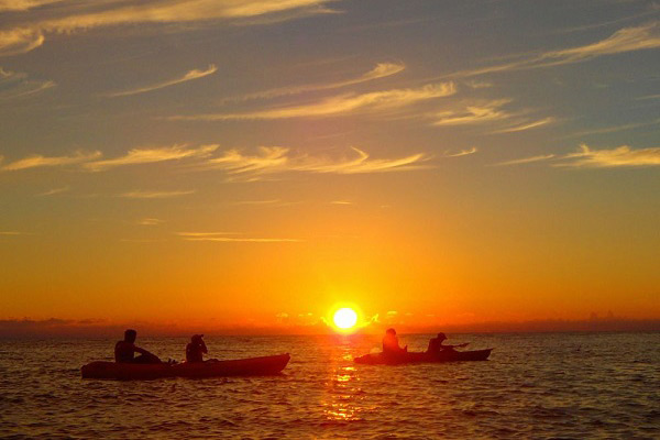 サンセットカヤックツアー